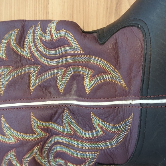 Vintage Tony Lama Square Toe Boots - Picture 9 of 13